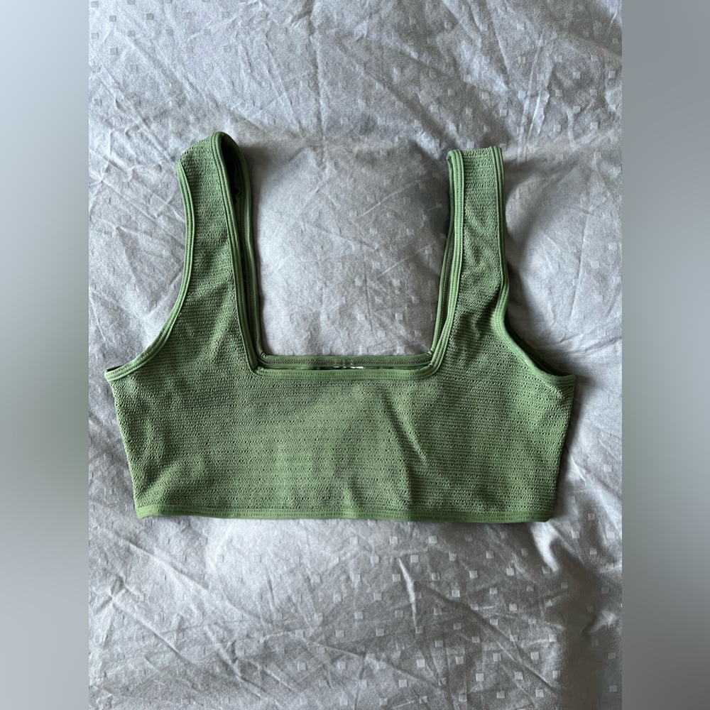 Montce Olive Micro Scrunch Allie top
